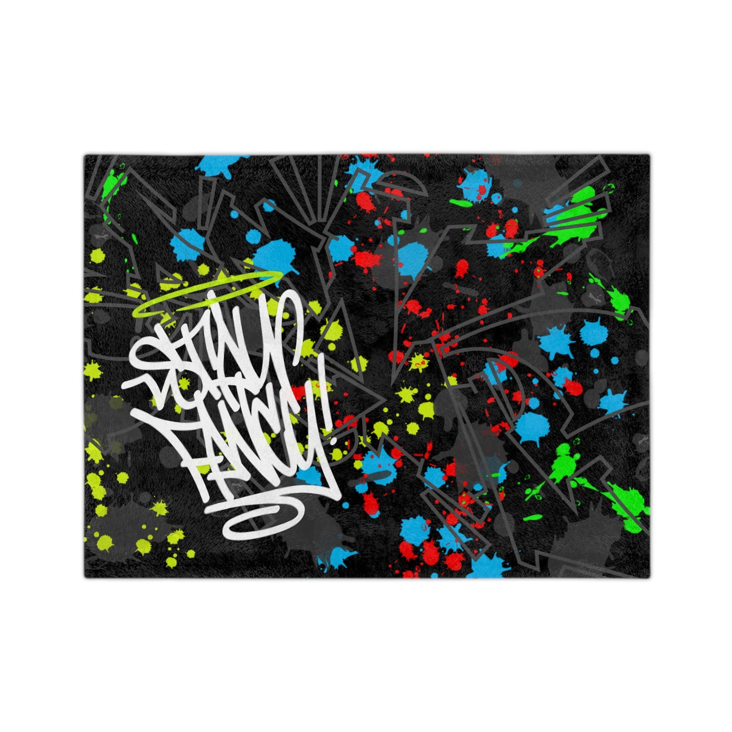 Graffiti Splash Minky Blanket