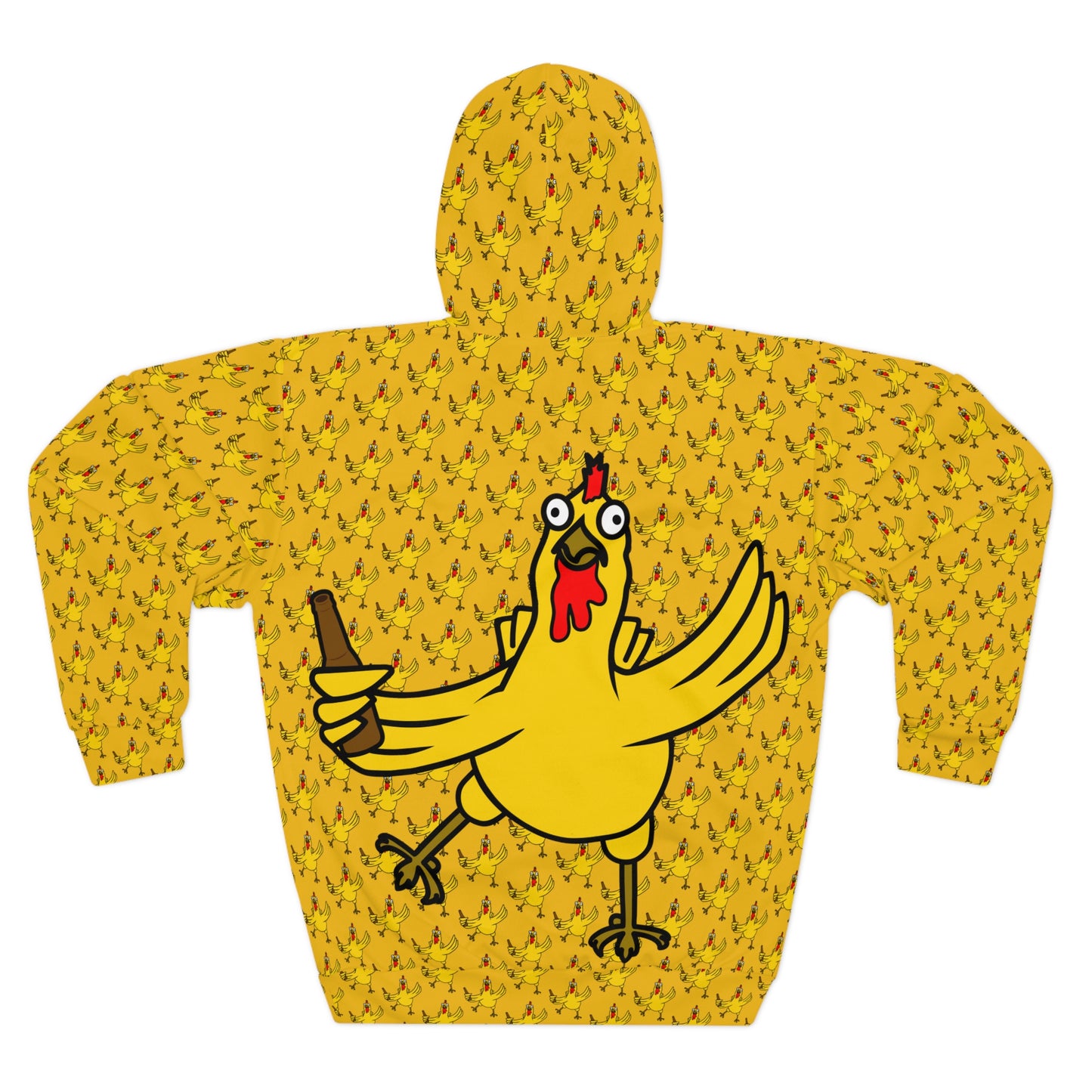 A Feisty Drunkin' Chicken Badass Hoodie