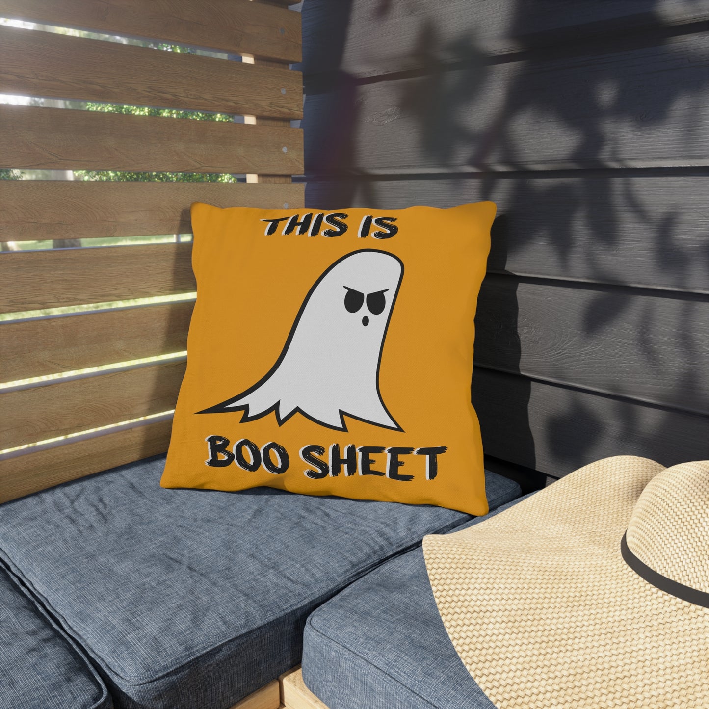 This Is Boo Sheet Outdoor Pillow