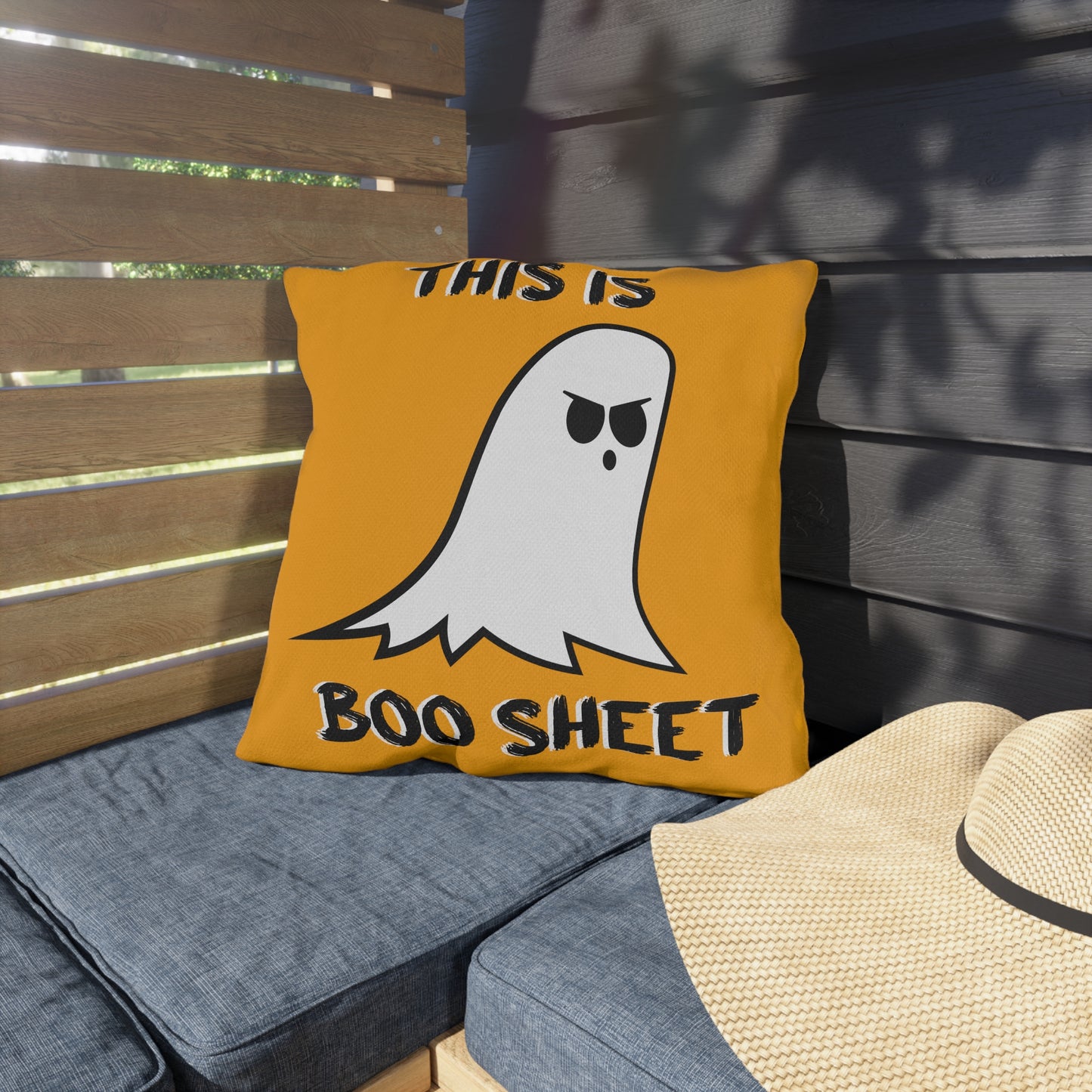 This Is Boo Sheet Outdoor Pillow