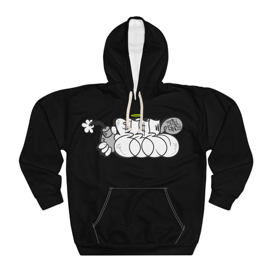 B & W Throwie Badass Hoodie