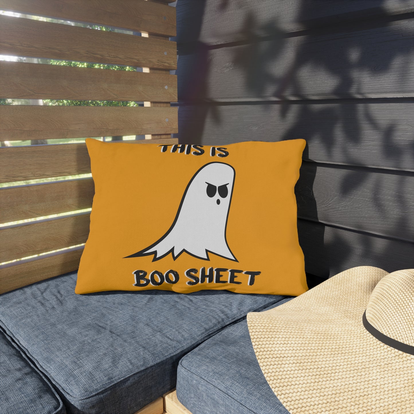 This Is Boo Sheet Outdoor Pillow