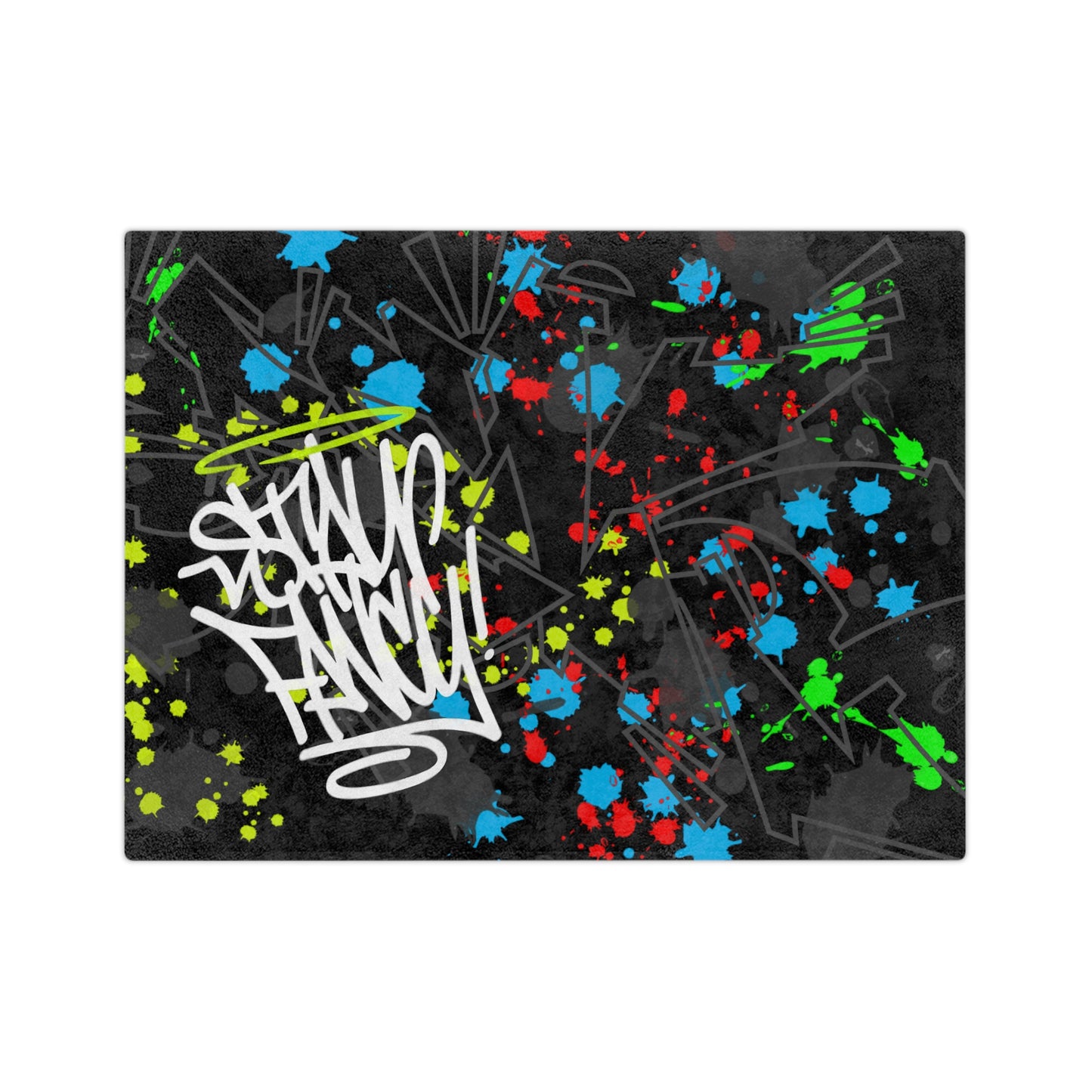 Graffiti Splash Minky Blanket