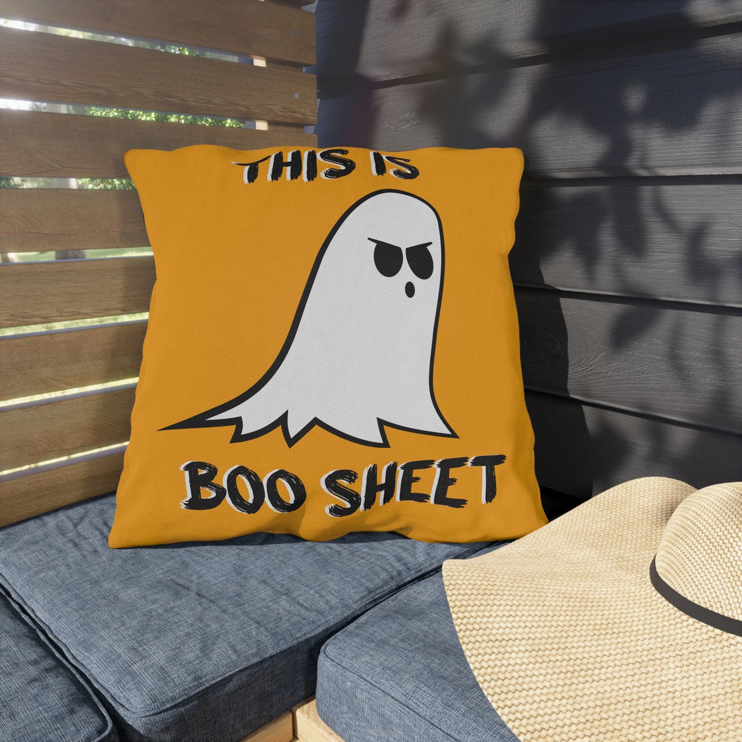 This Is Boo Sheet Outdoor Pillow