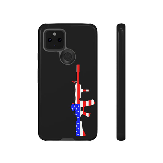 American Flag Rifle Phone Cases