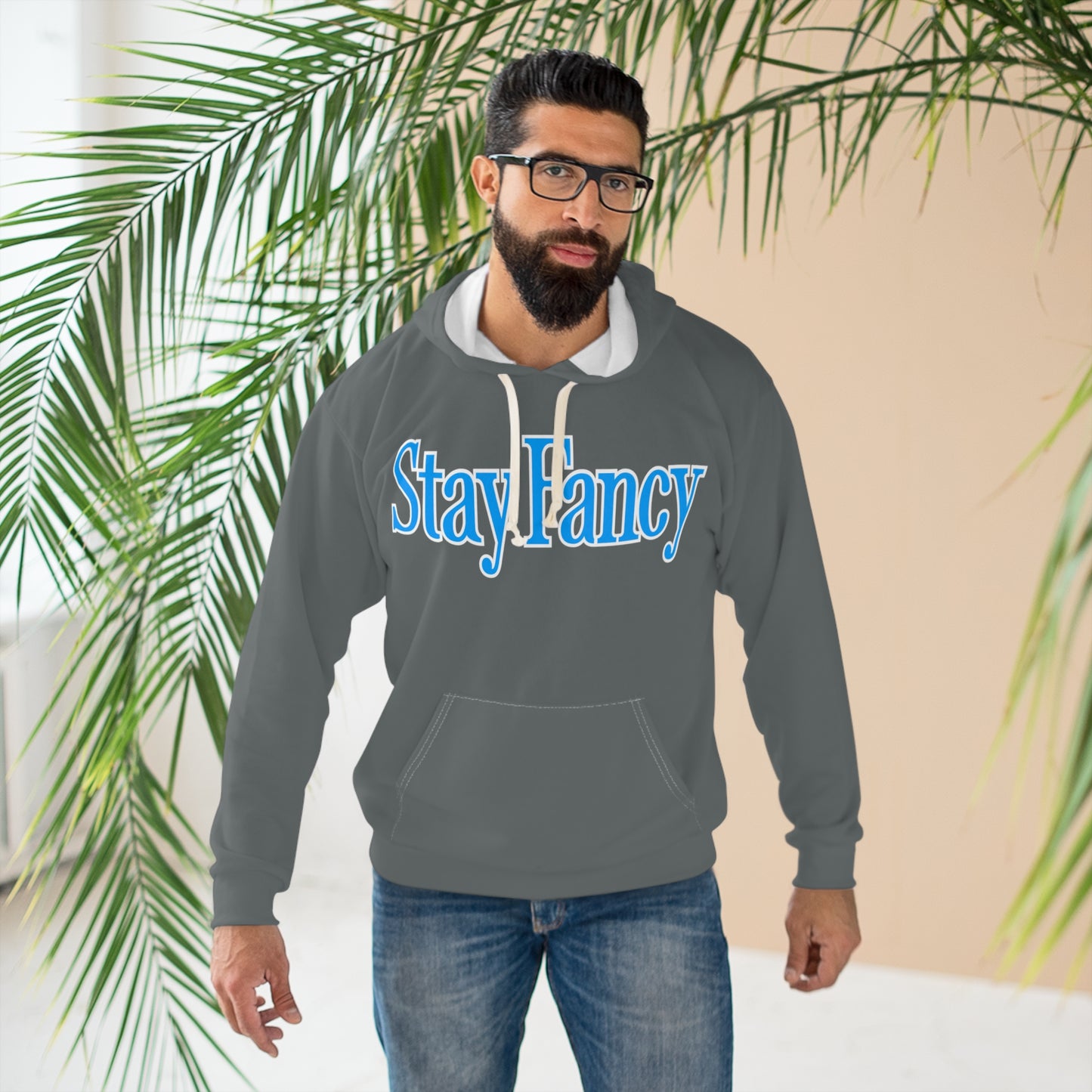 Stay Fancy Grey Badass Hoodie