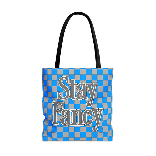 Checker Disaster Blue Hand Bag