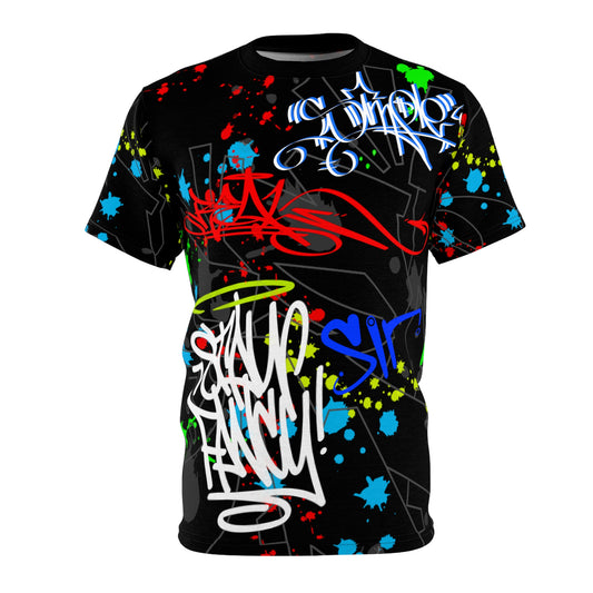 A_Fancy_Redneck Graffiti Handstyle Splash Unisex Badass Tee