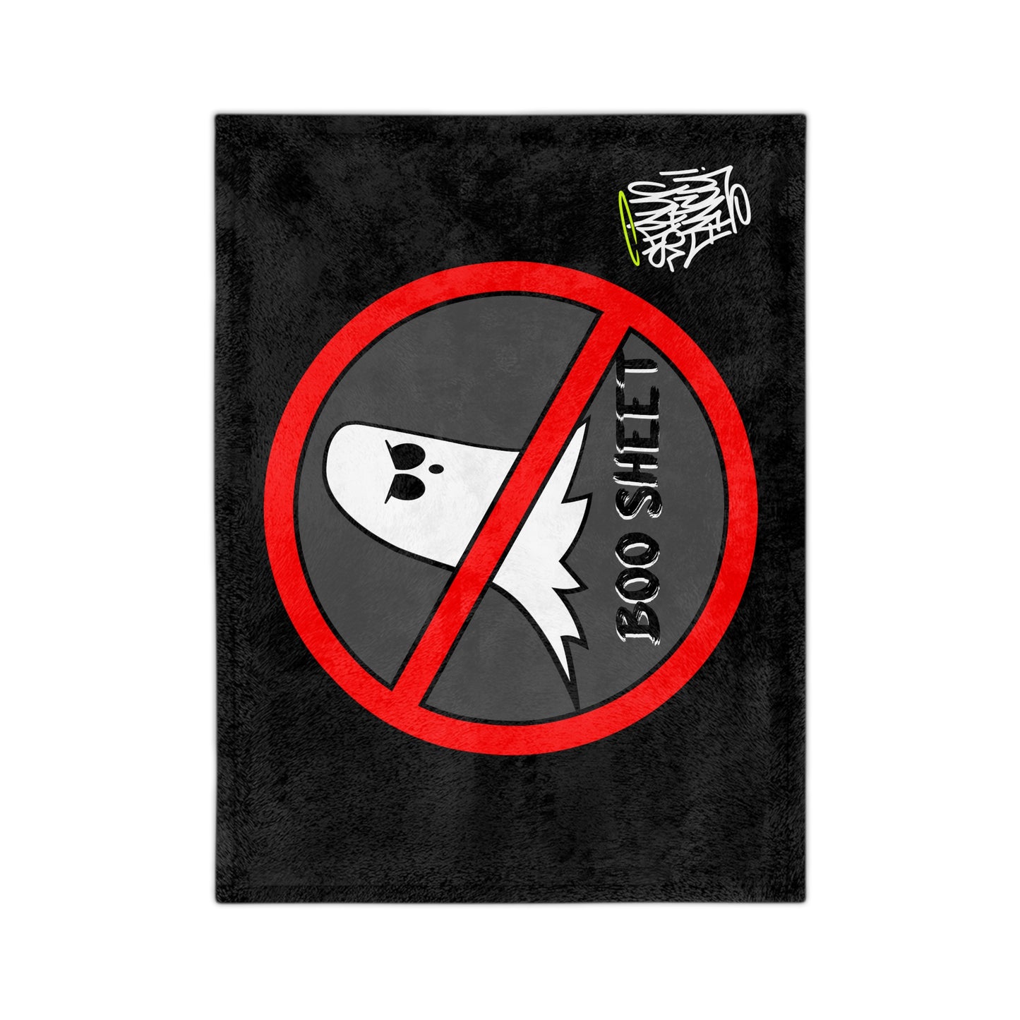 NO Boo Sheet Velveteen Minky Blanket