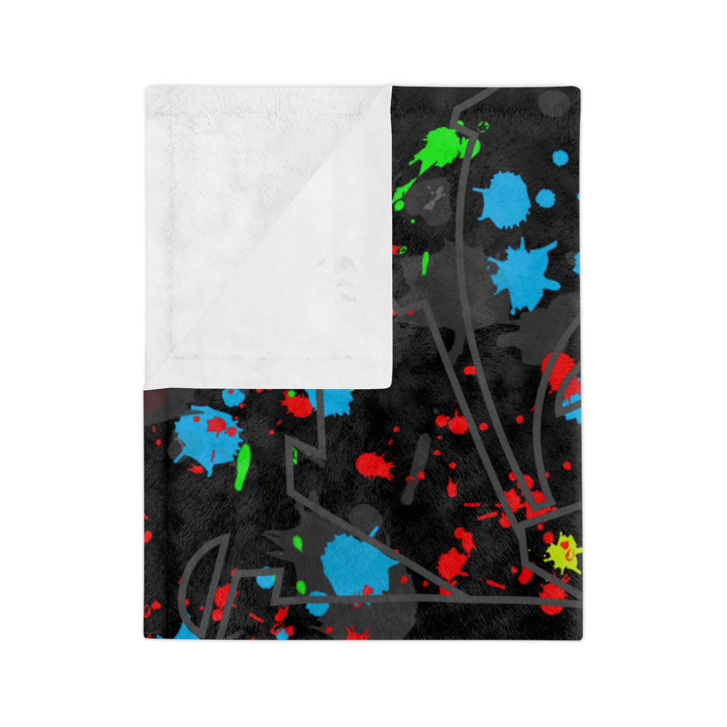 Graffiti Splash Minky Blanket