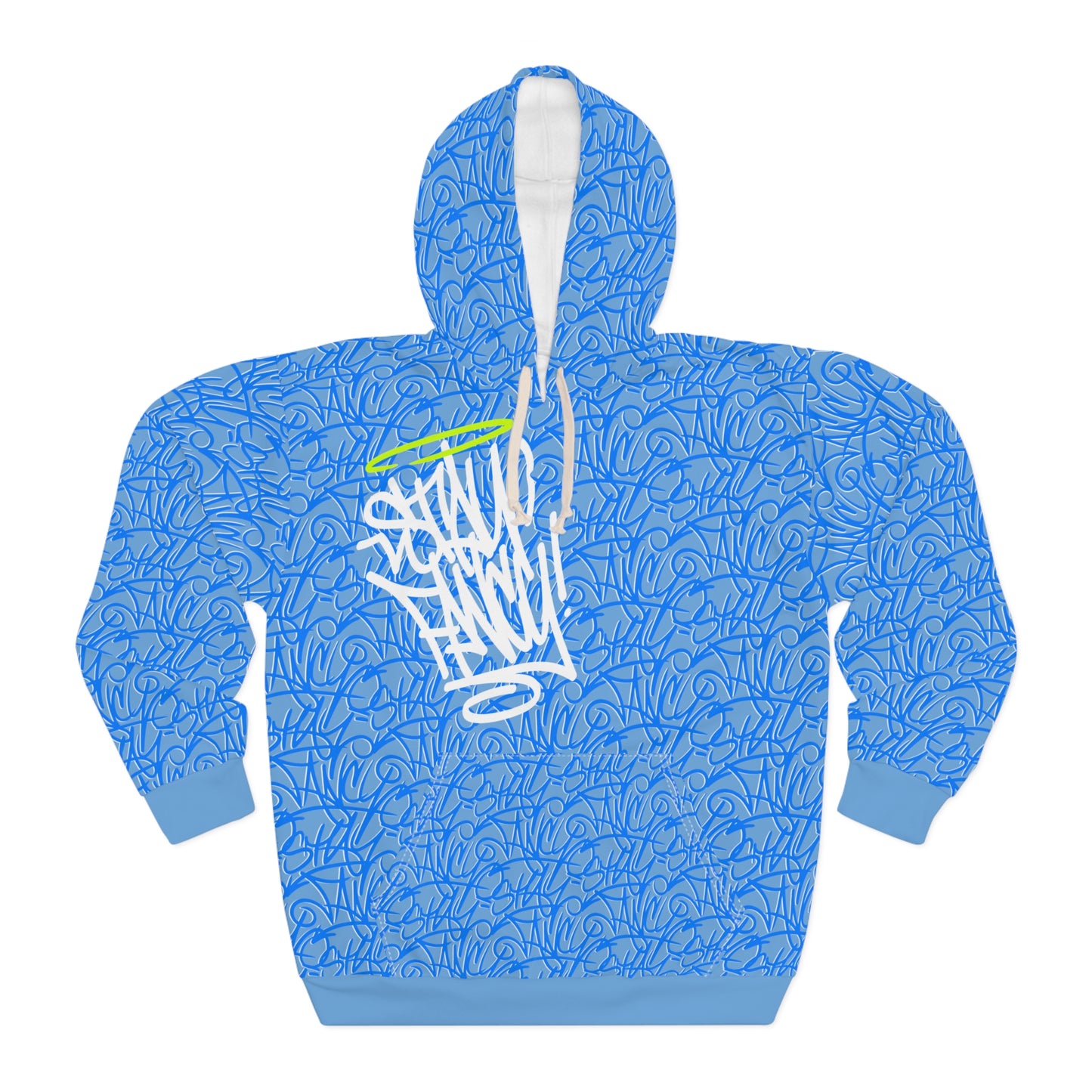 Blue Graffiti HS Badass Hoodie