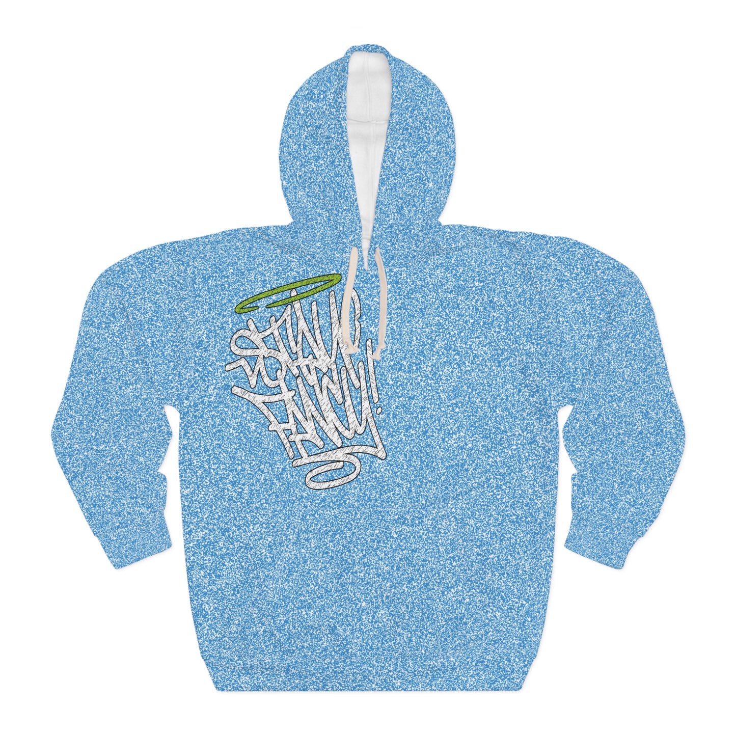 Speckled Blue Badass Hoodie