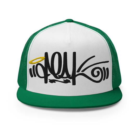 REAL Handstyle Graffiti Trucker Cap