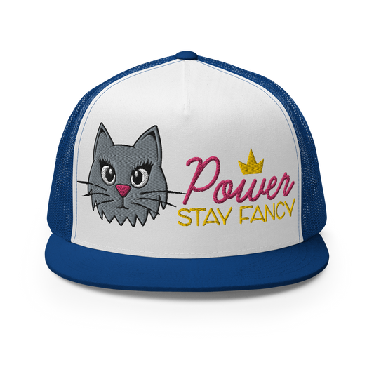 Furry Kitty Power Trucker Cap