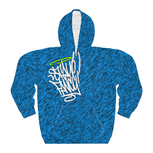 Stay Fancy Brushed Blue V1 Badass Hoodie