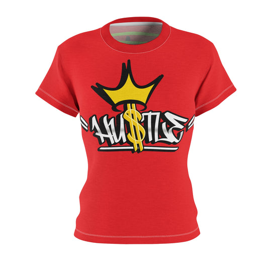 Money Hustle Red Women's Tee