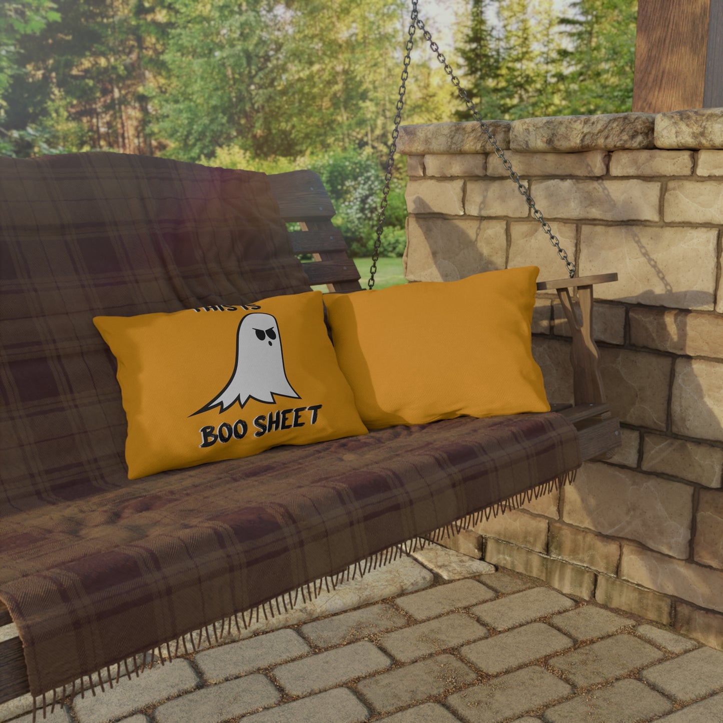 This Is Boo Sheet Outdoor Pillow