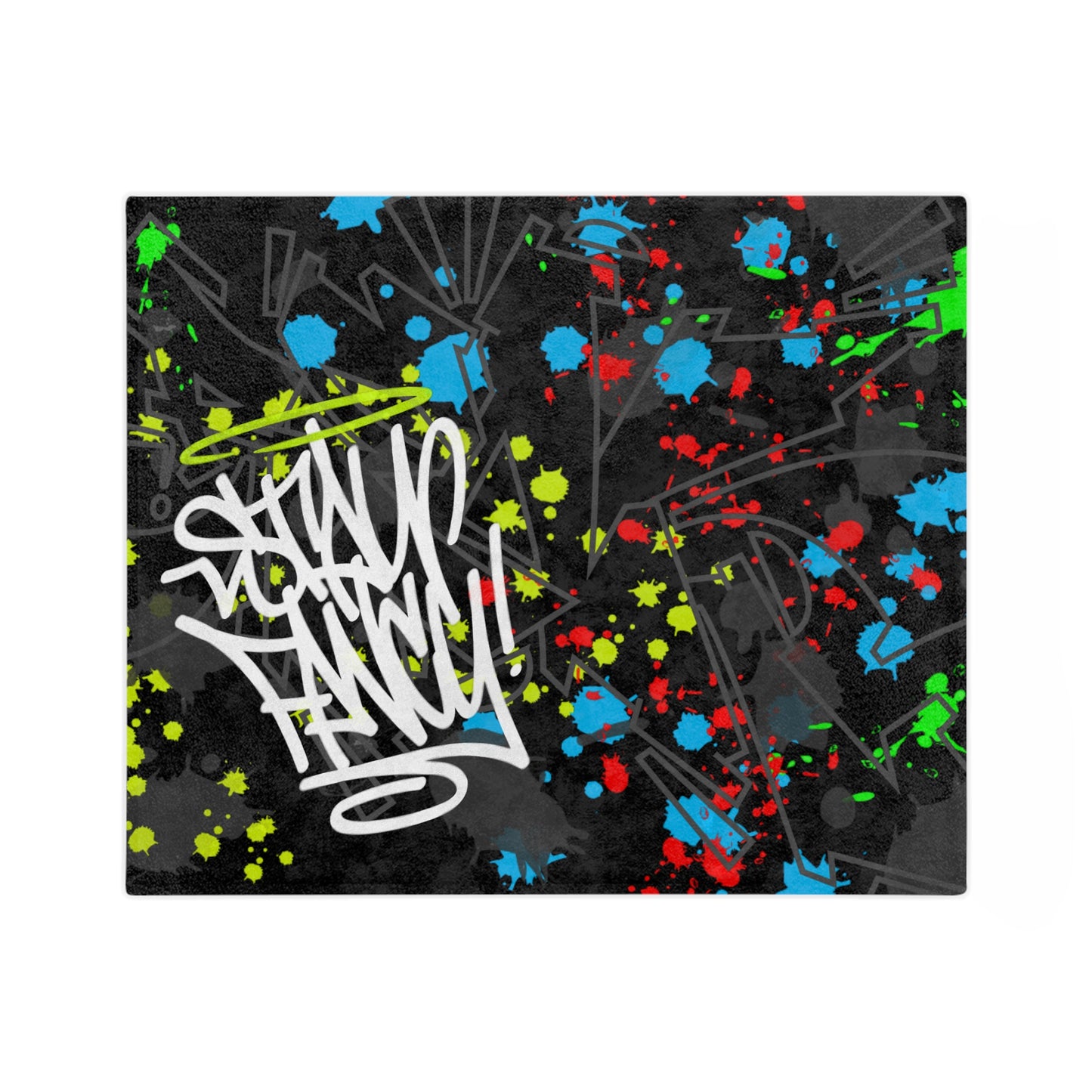 Graffiti Splash Minky Blanket