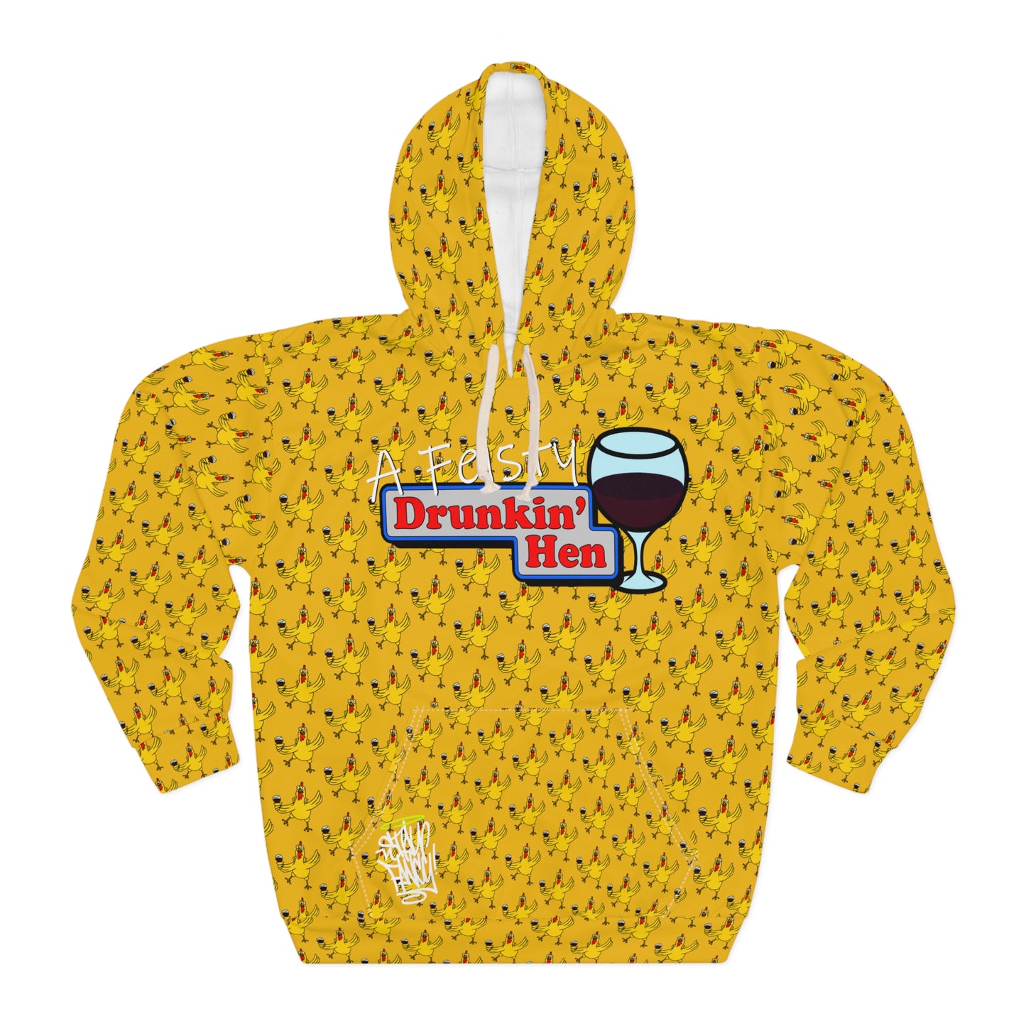 A Feisty Drunkin' Hen Badass Hoodie